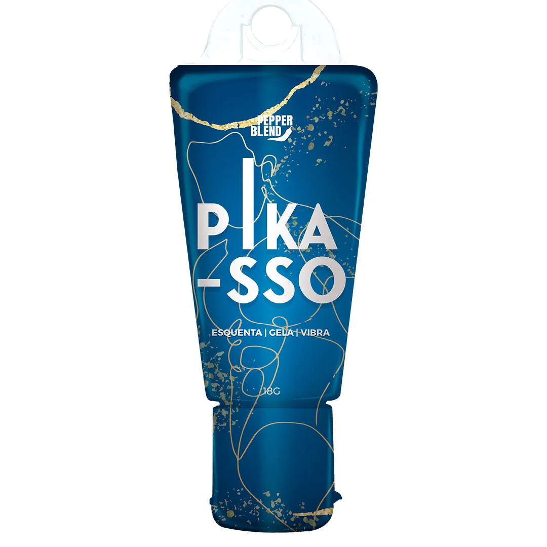 PIKASSO - GEL FUNCIONAL ESQUENTA, GELA, VIBRA